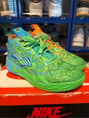 PUMA Melo Ball Teenage Mutant Ninja Turtles MB.04 Leonardo & Michelangelo Size 9